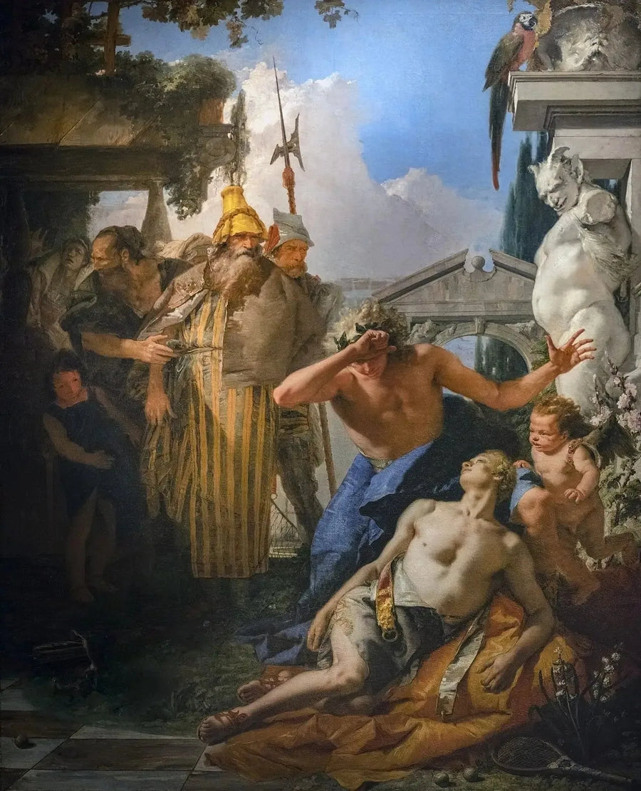 La Mort d'Hyacinthe - Giovanni Battista Tiepolo