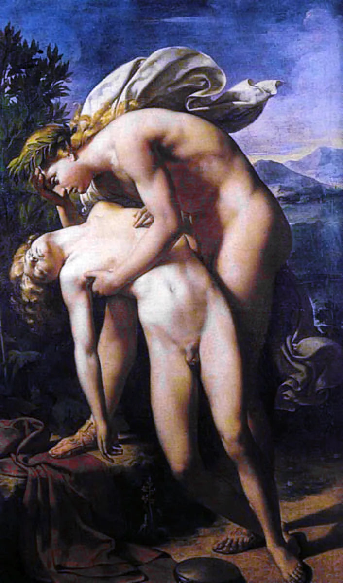 La Mort d'Hyacinthe - Merry-Joseph Blondel image 1 reproduction de peinture à l’huile