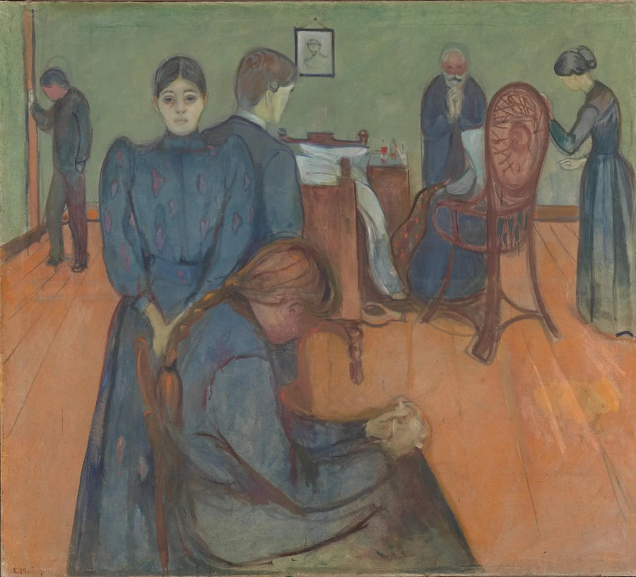 La Mort dans la chambre du malade - Edvard Munch