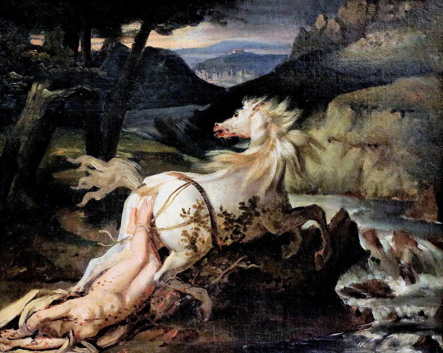 La mort de Brunehilde - Théodore Géricault
