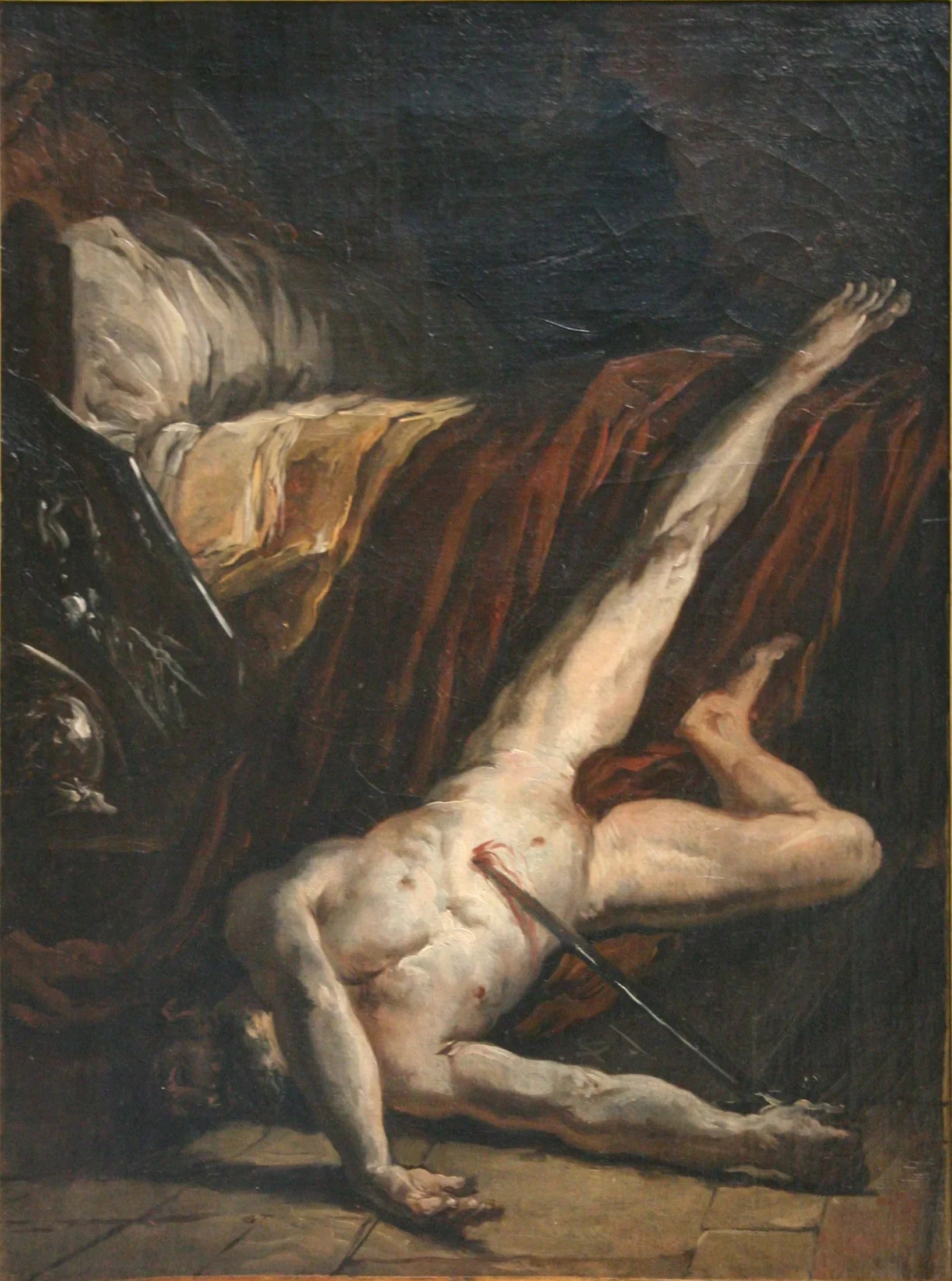 La mort de Caton - François-André Vincent image 1 reproduction réalisée par Alpha Reproduction
