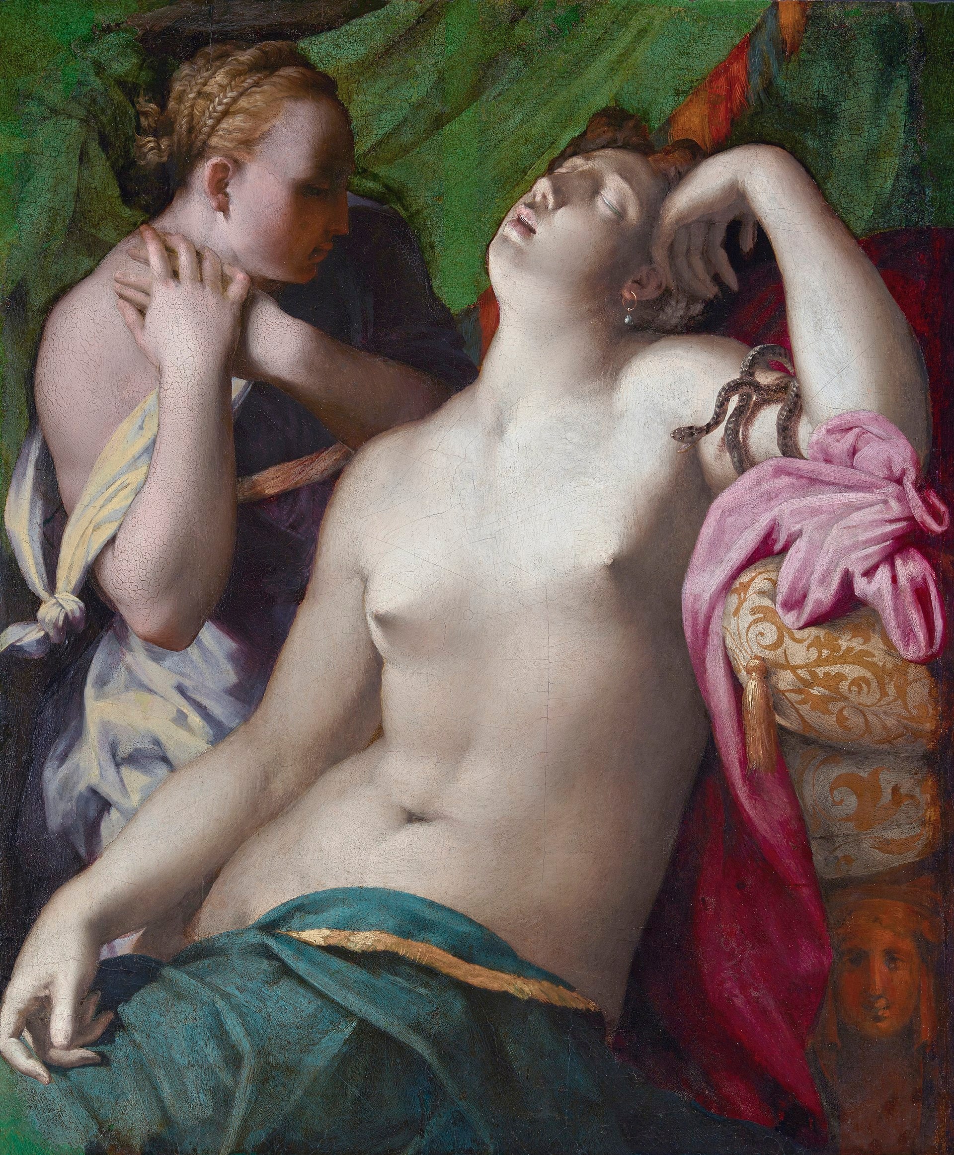 La Mort de Cléopâtre - Rosso Fiorentino image 1 copie de tableau peinte à la main