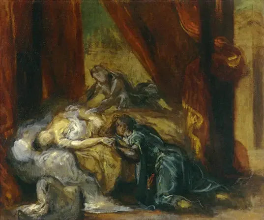 La mort de Desdémone - Eugène Delacroix