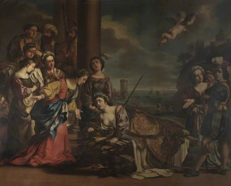 La mort de Didon - Guercino image 1 reproduction artisanale de tableau