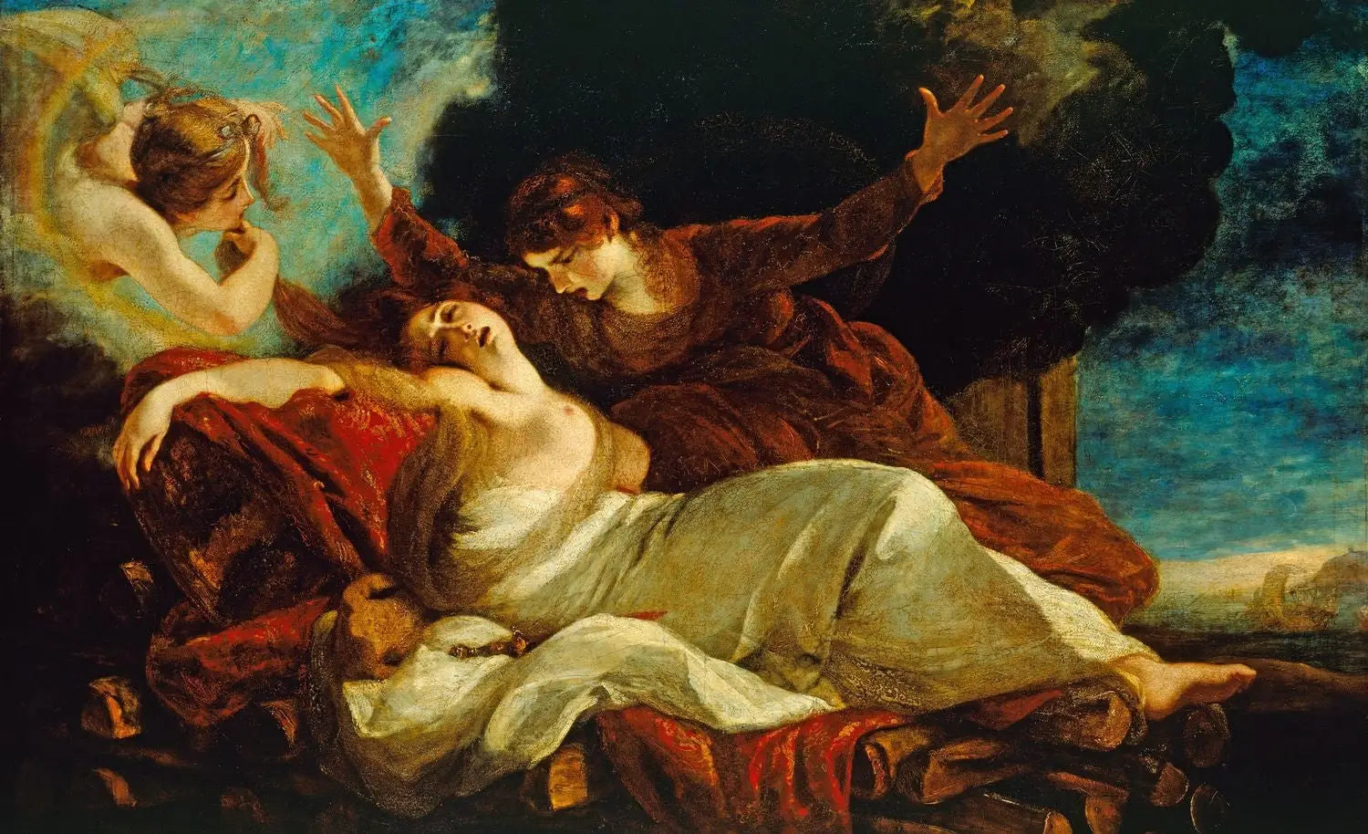 La mort de Didon - Joshua Reynolds image 1 copie peinte à la main à l’huile