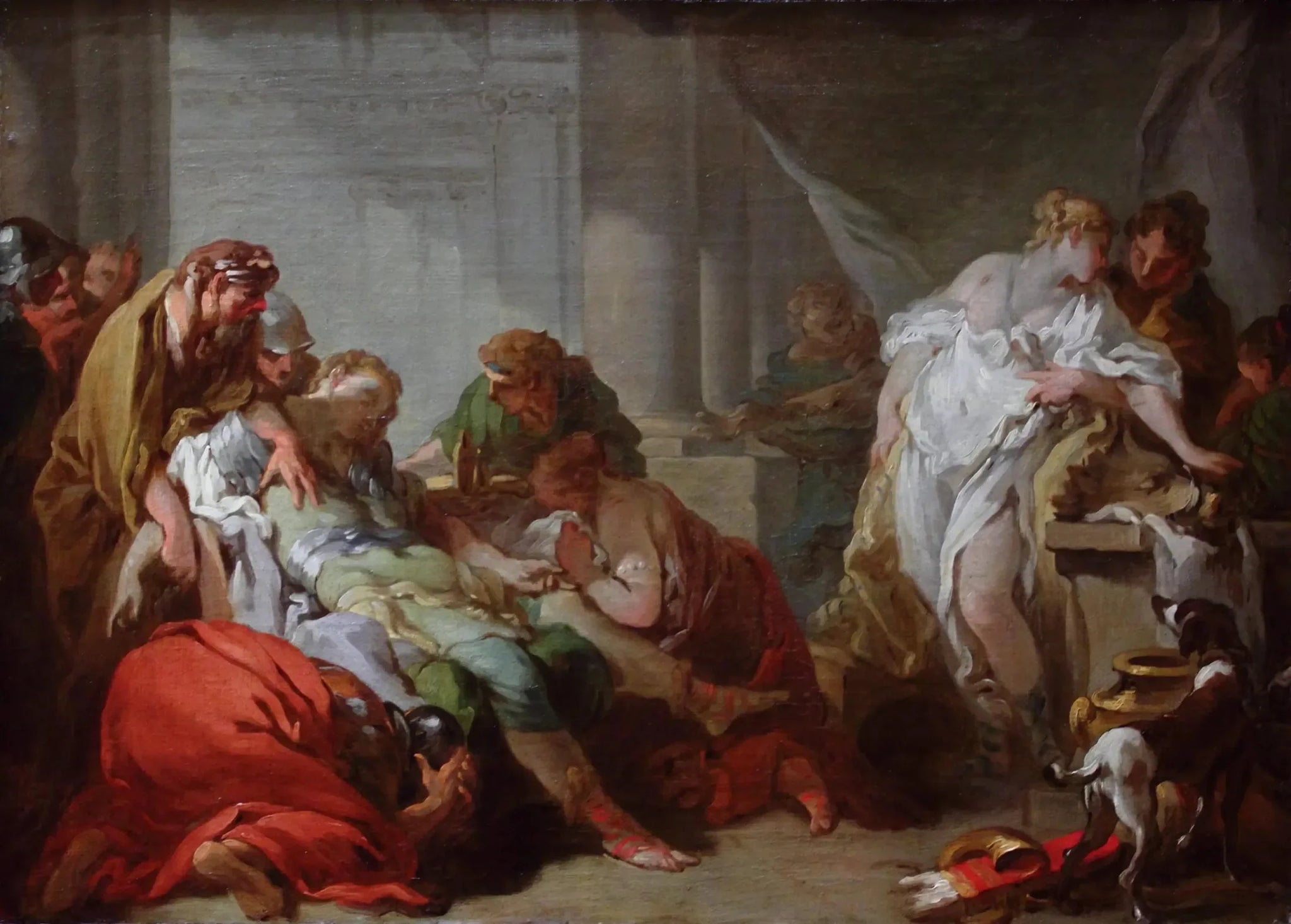 La mort de Méléagre - François Boucher image 1 copie de tableau peinte à la main