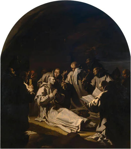 La mort de saint Bruno - Vincenzo Carducci