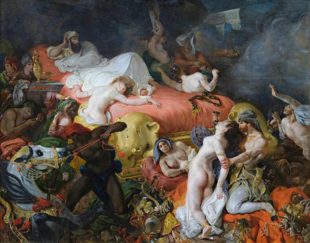 La Mort de Sardanapale - Eugène Delacroix image 1 reproduction de peinture à l’huile