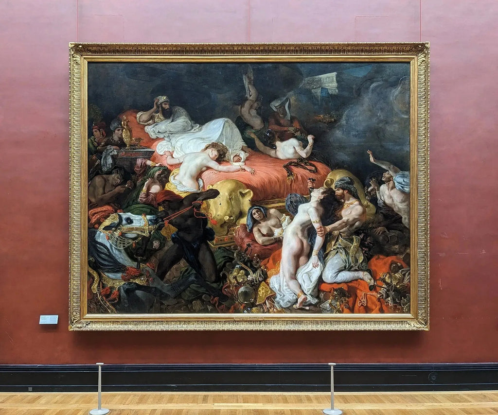 La Mort de Sardanapale - Eugène Delacroix image 3 tableau peint à l’huile sur toile