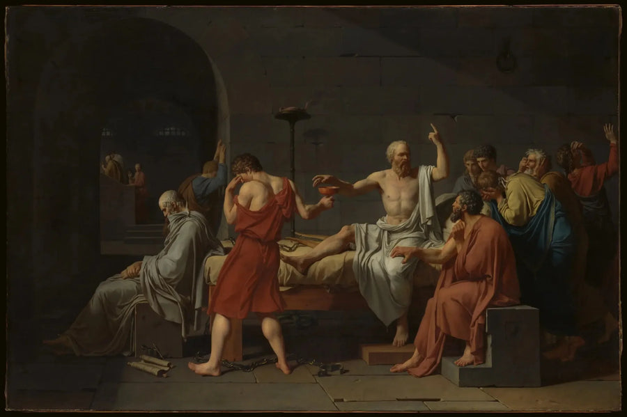 La Mort de Socrate - Jacques-Louis David