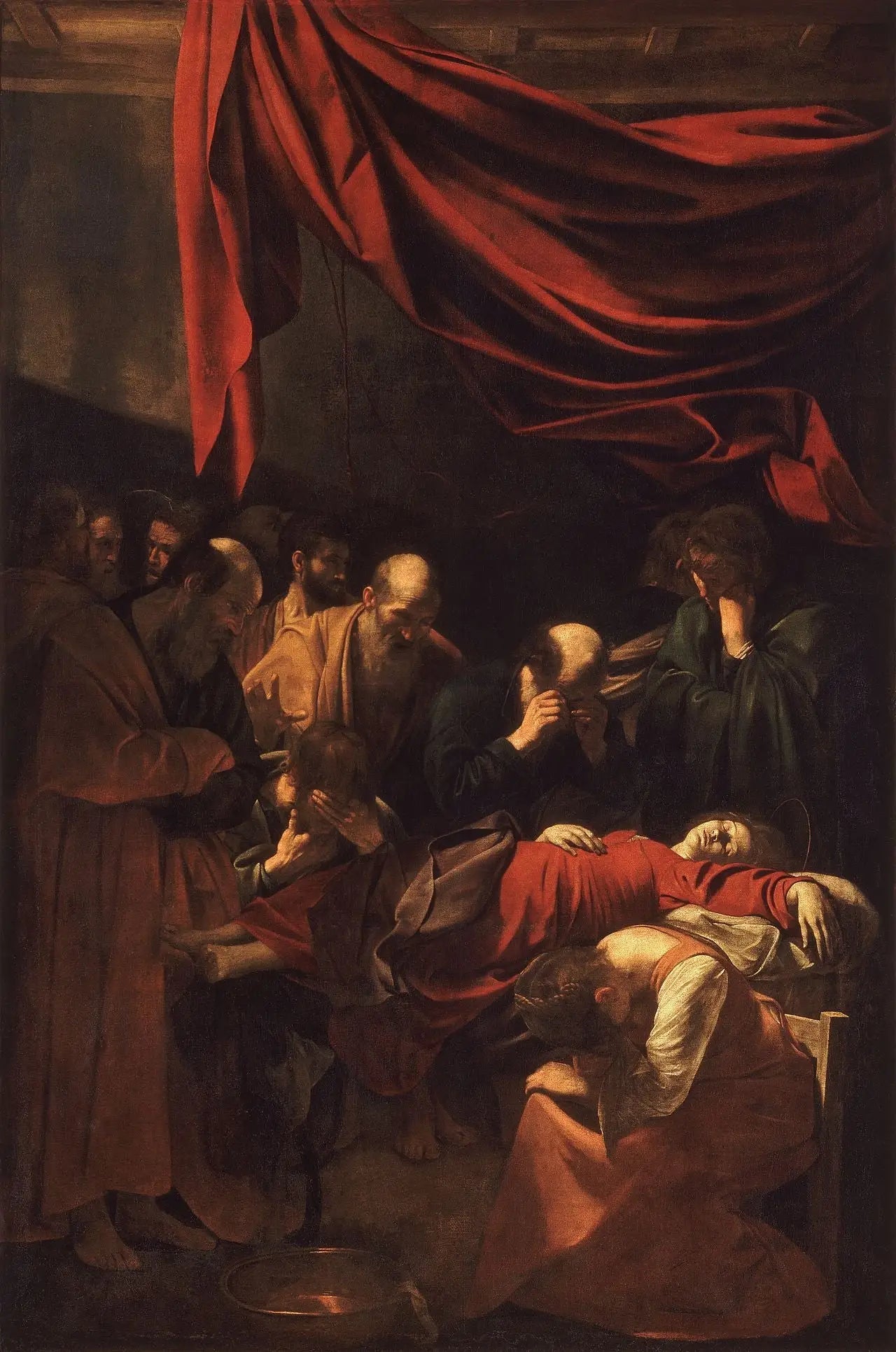 La Mort de la Vierge - Le Caravage image 1 reproduction d’œuvre d’art à l’huile