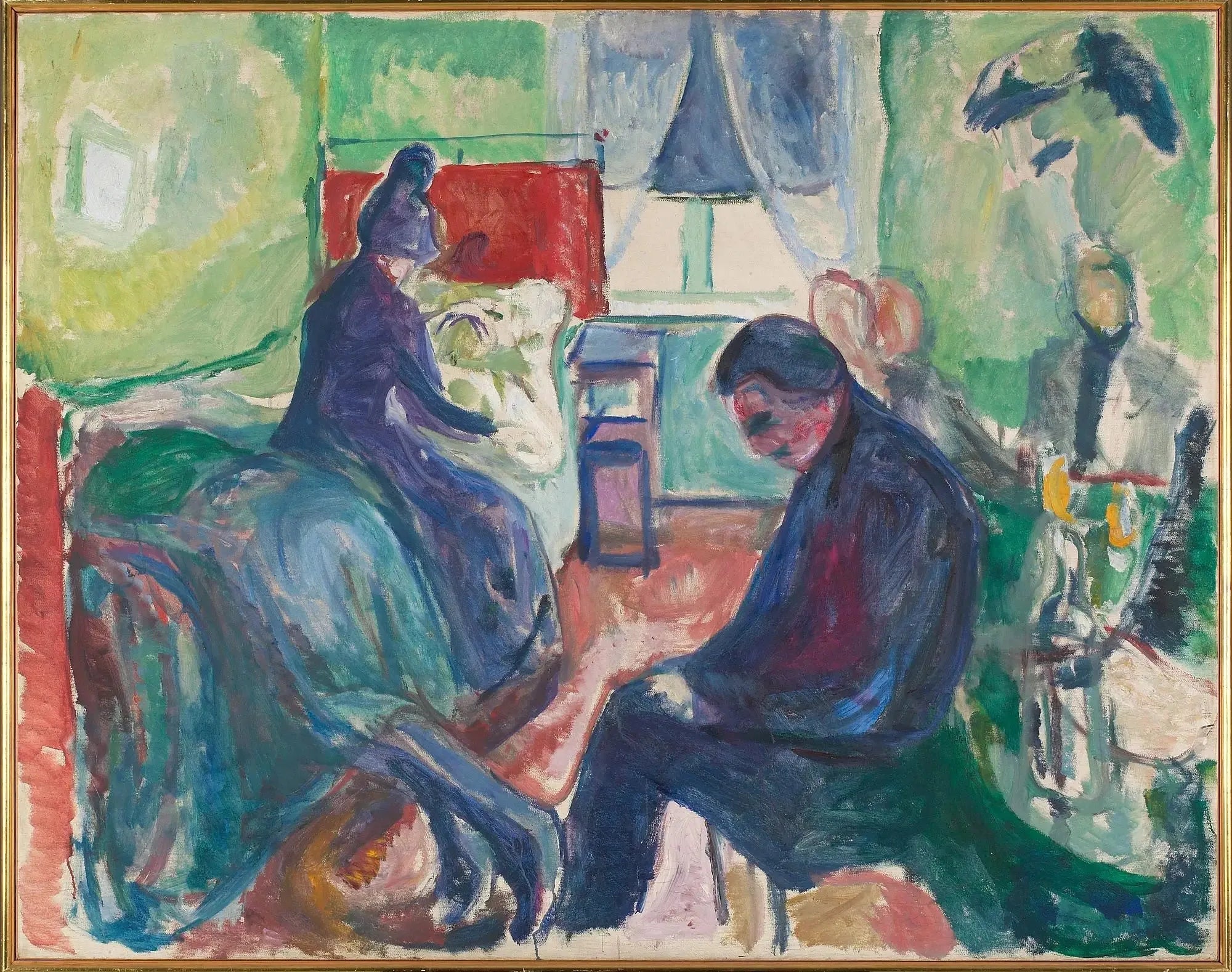 La Mort du Bohémien - Edvard Munch image 1 copie de tableau peinte à la main