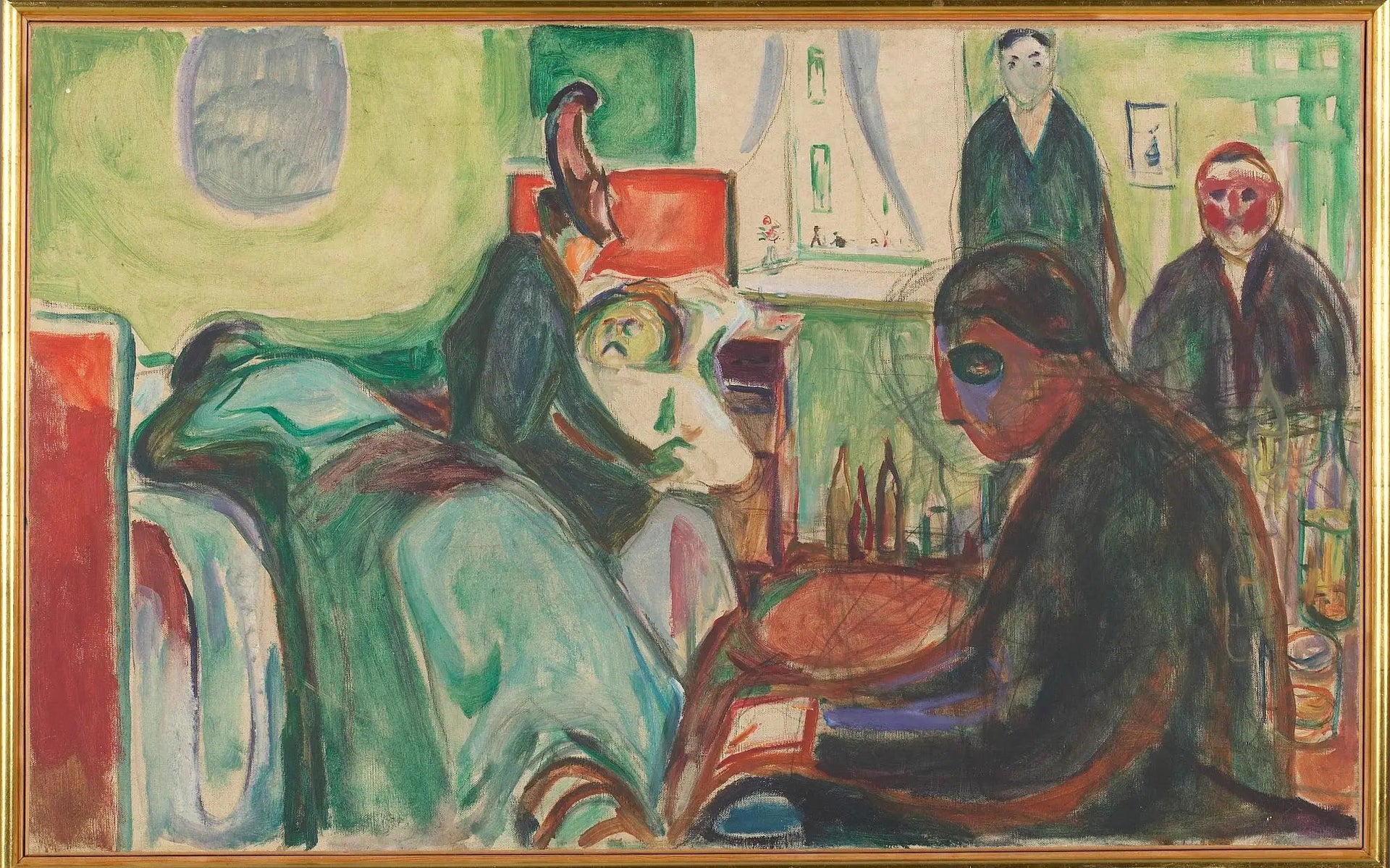 La Mort du Bohémien - Edvard Munch image 1 tableau peint à l’huile sur toile