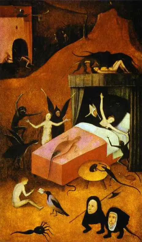 La mort du réprouvé - Hieronymus Bosch image 1 reproduction réalisée par Alpha Reproduction