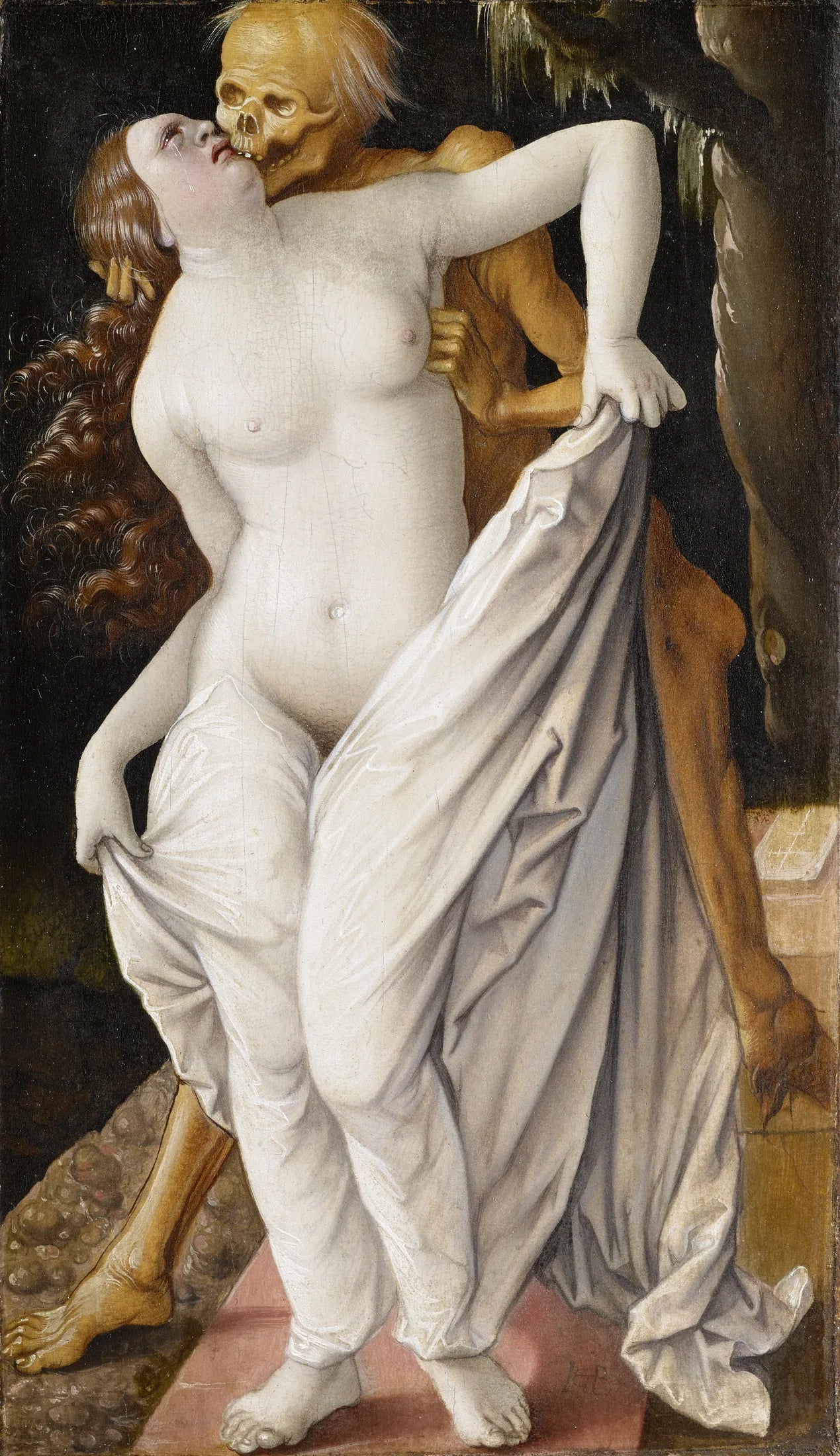 La Mort et la Femme - Hans Baldung Grien image 1 copie peinte à la main à l’huile