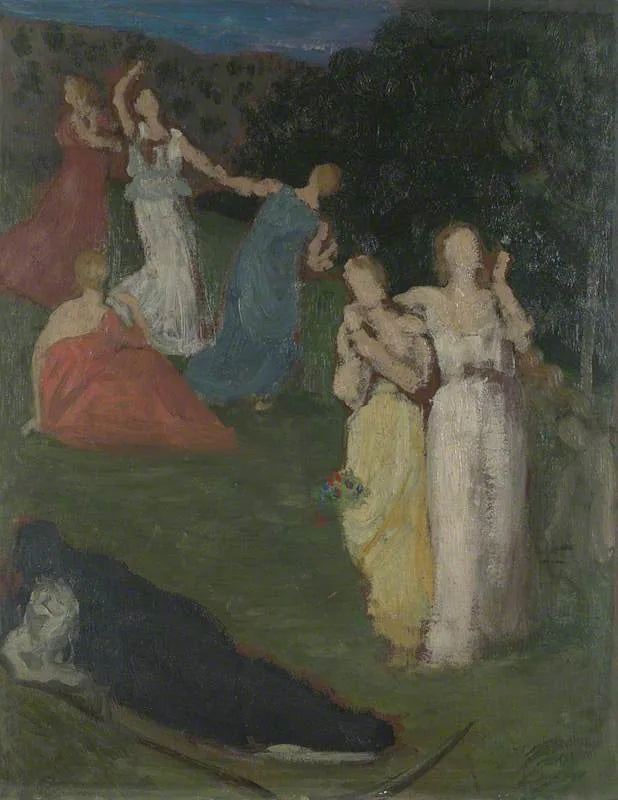 La Mort et les Jeunes Filles - Pierre Puvis de Chavannes image 1 copie de tableau peinte à la main