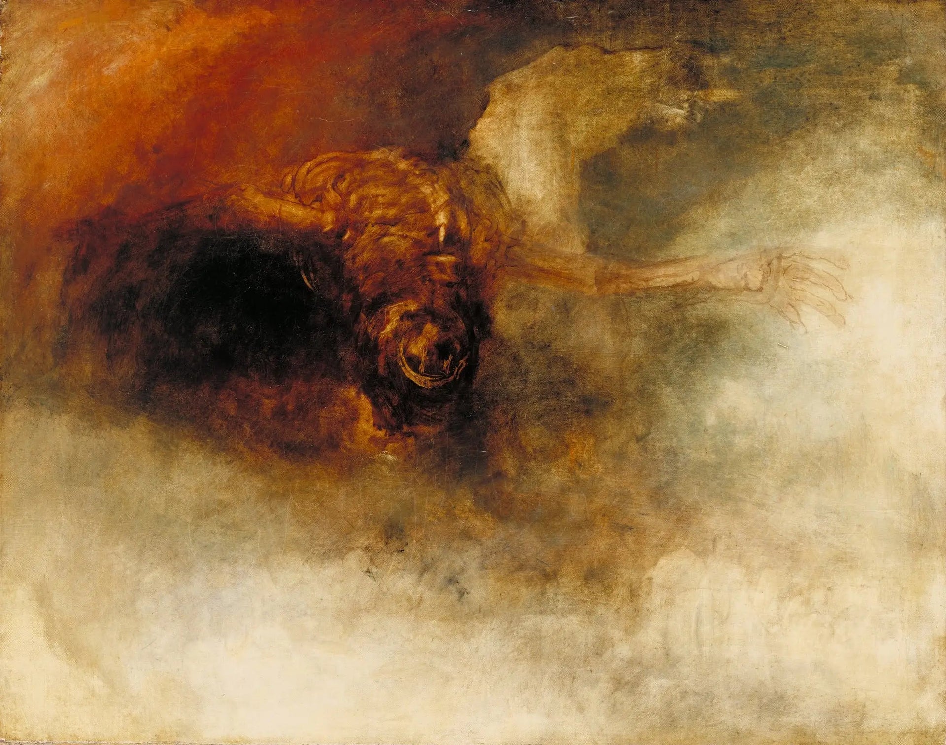 La Mort sur une pâle monture - J. M. W. Turner image 1 copie peinte à la main à l’huile