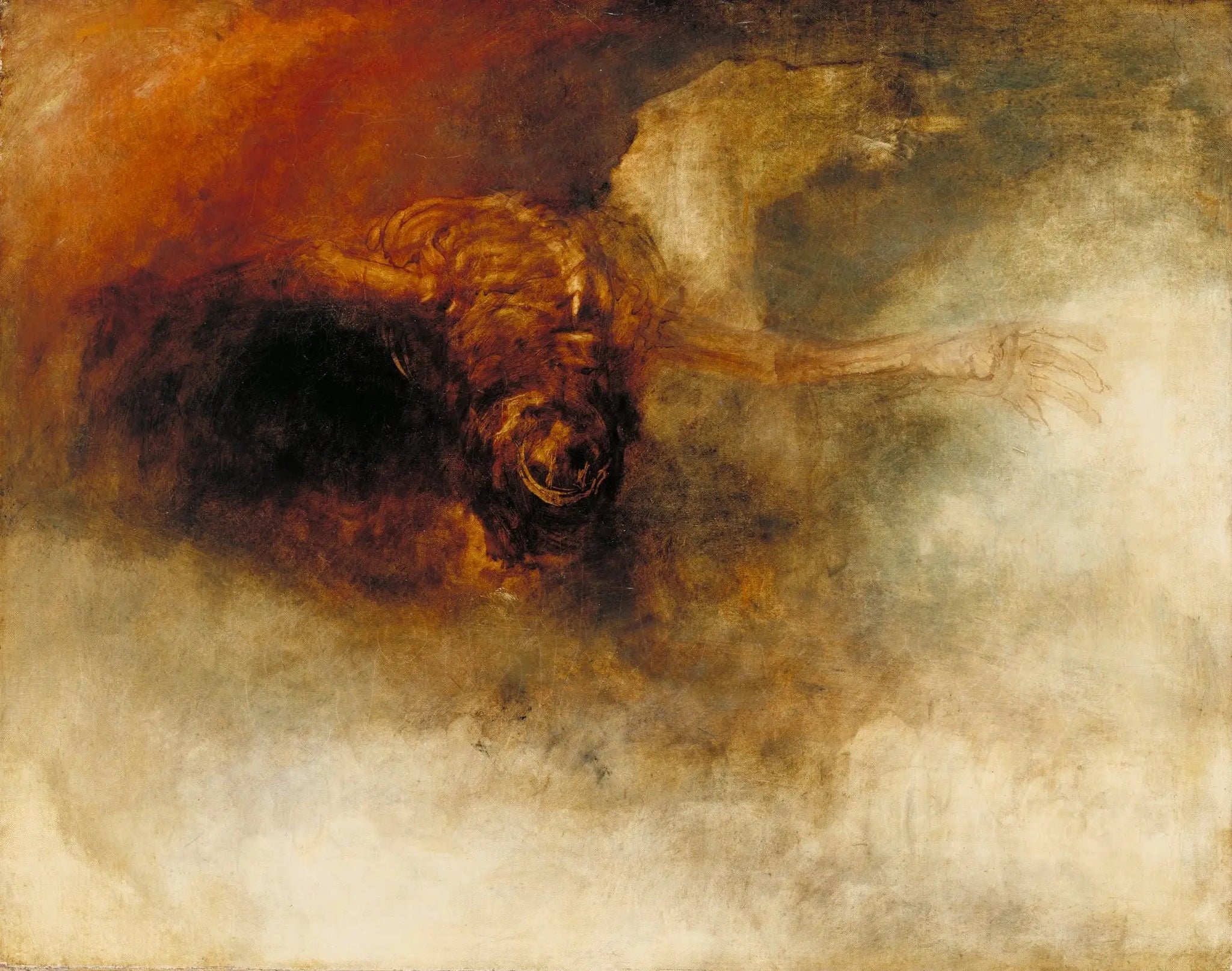 La Mort sur une pâle monture - J. M. W. Turner image 1 copie peinte à la main à l’huile