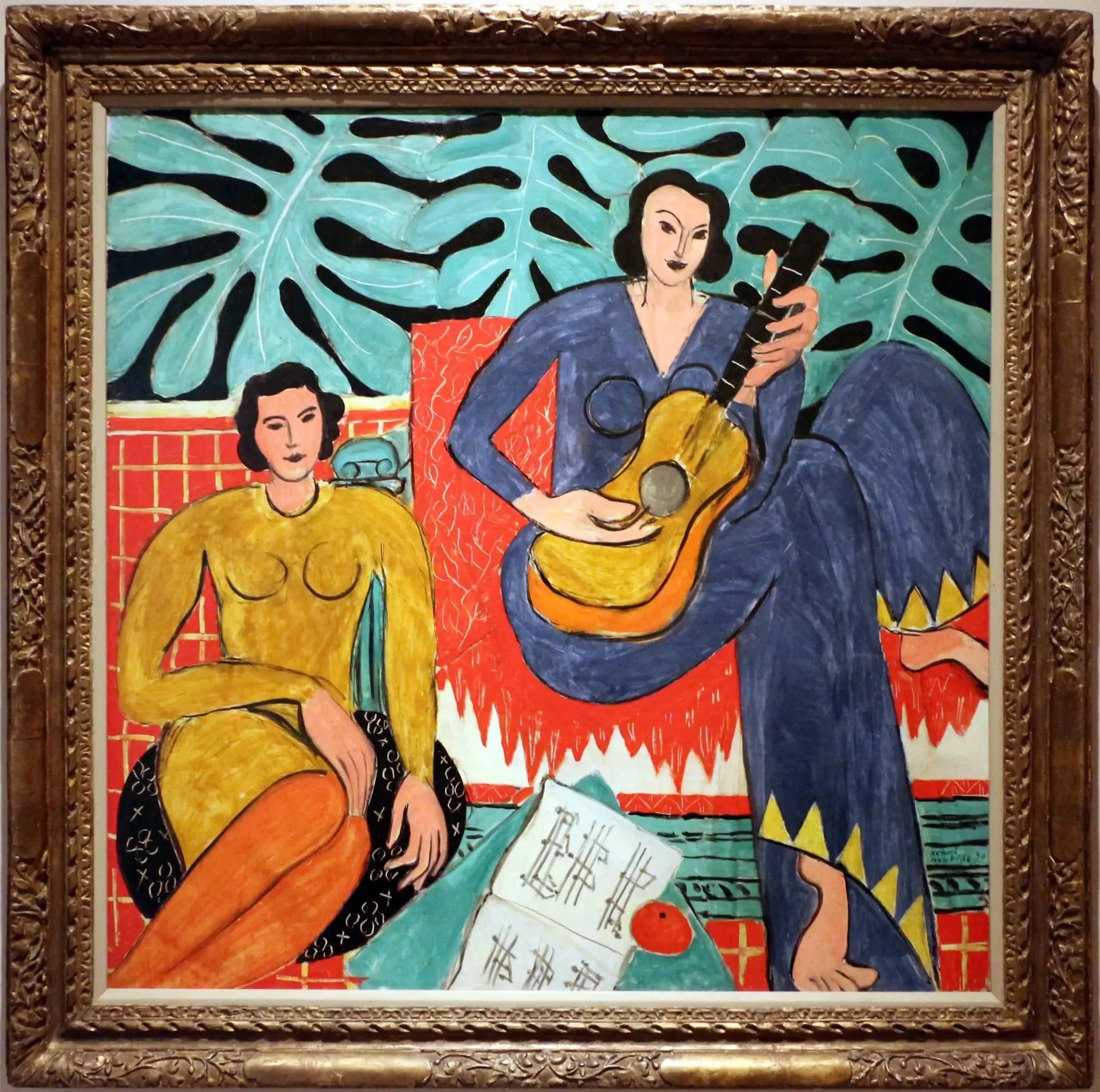 La Musique - Henri Matisse image 1 reproduction de peinture à l’huile