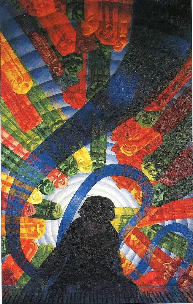 La musique - Luigi Russolo image 1 copie de tableau peinte à la main