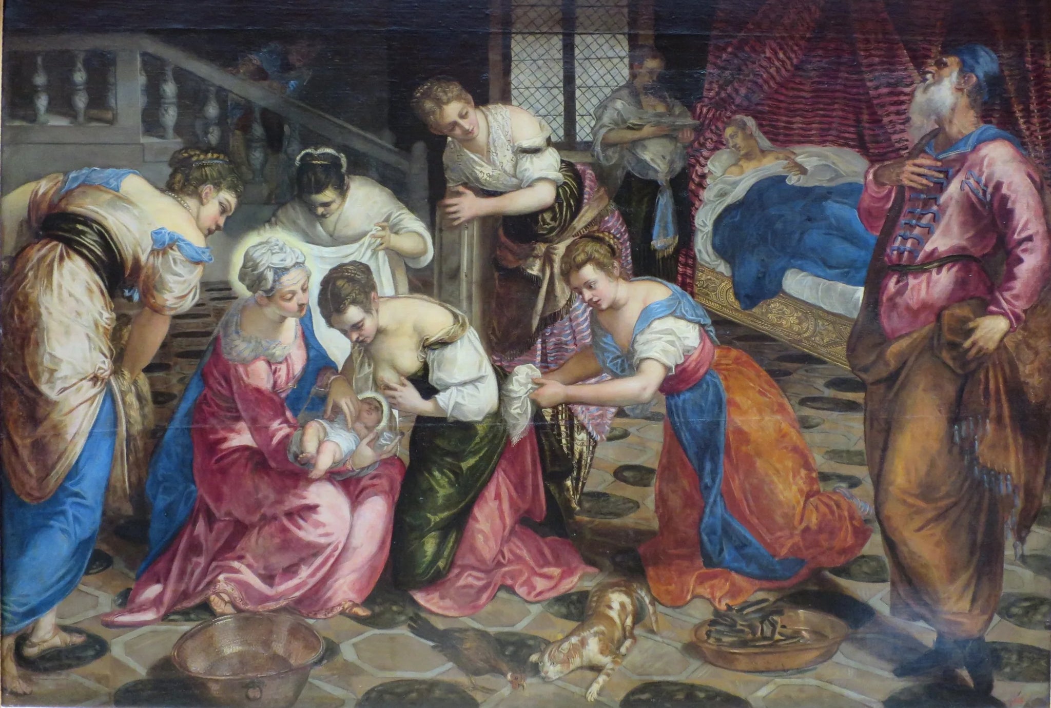 La Naissance de Jean Baptiste - Jacopo Tintoretto image 1 reproduction réalisée par Alpha Reproduction
