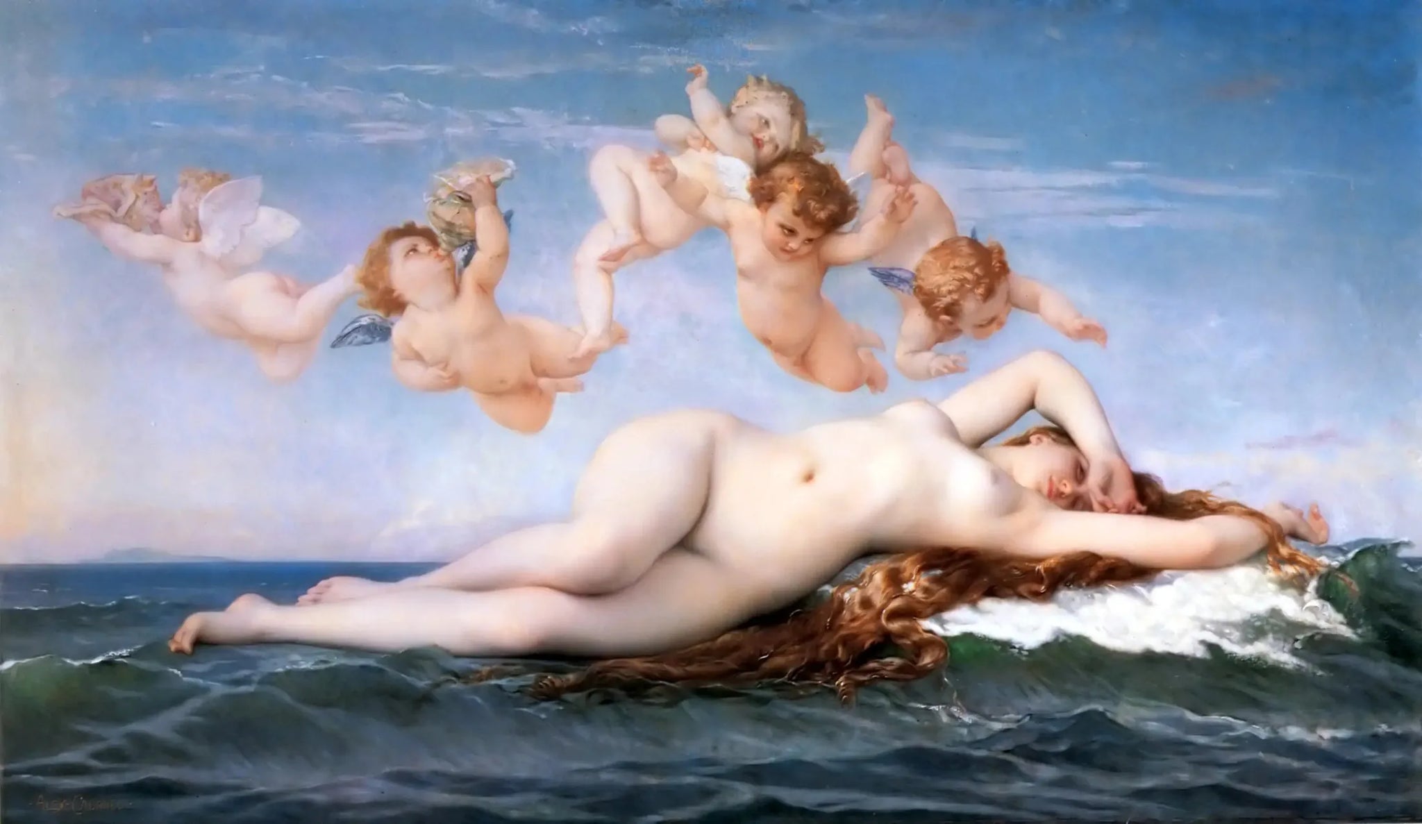 La Naissance de Vénus - Alexandre Cabanel image 1 copie de tableau peinte à la main