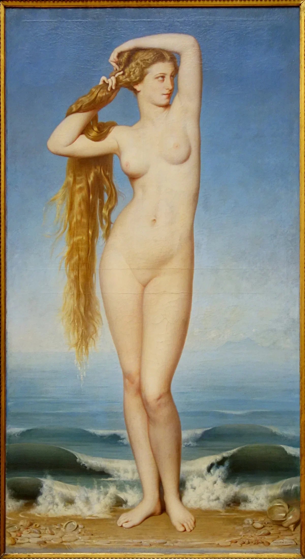 La Naissance de Vénus - Amaury-Duval image 1 copie peinte à la main à l’huile
