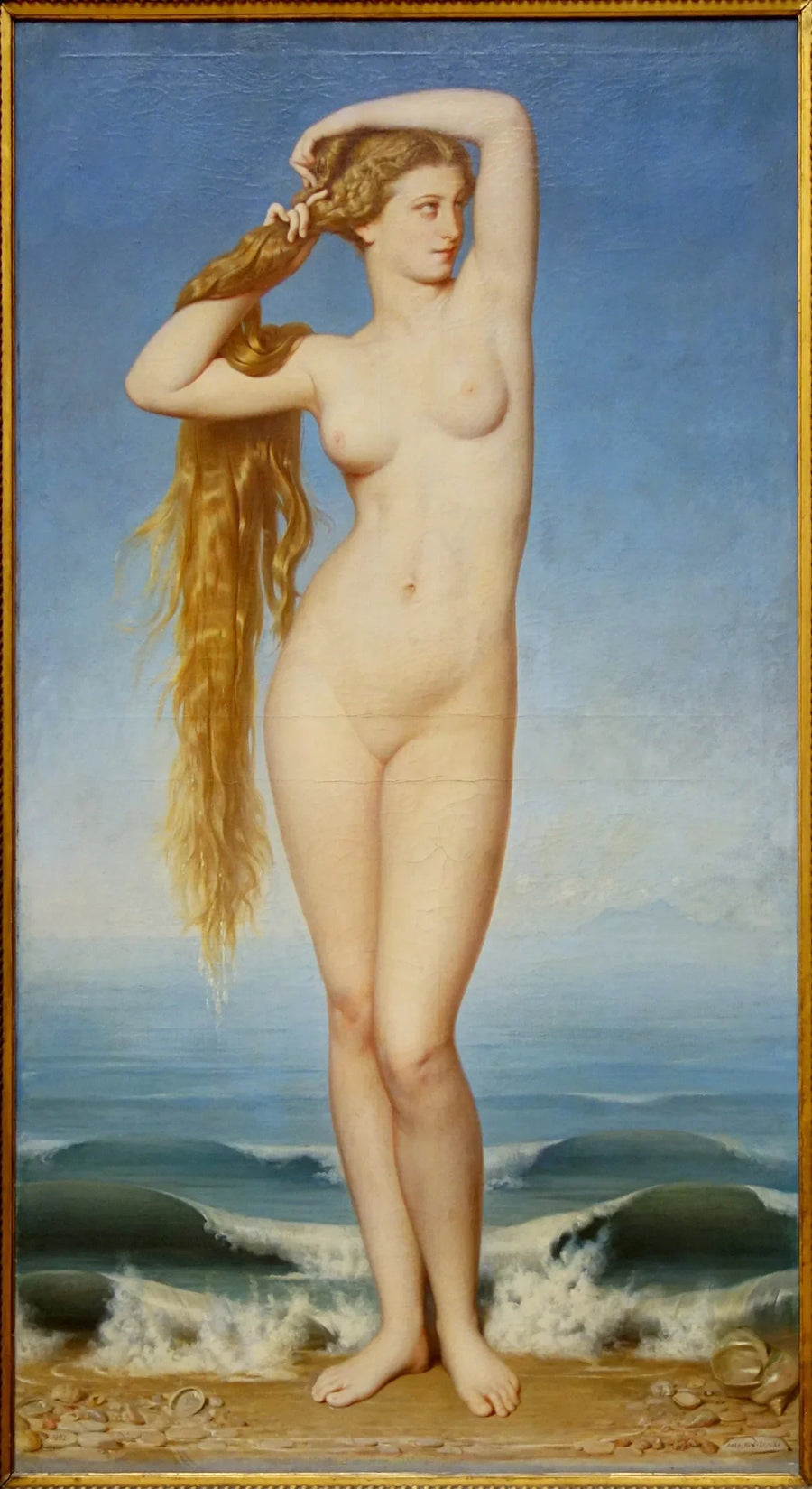 La Naissance de Vénus - Amaury-Duval image 1 copie peinte à la main à l’huile