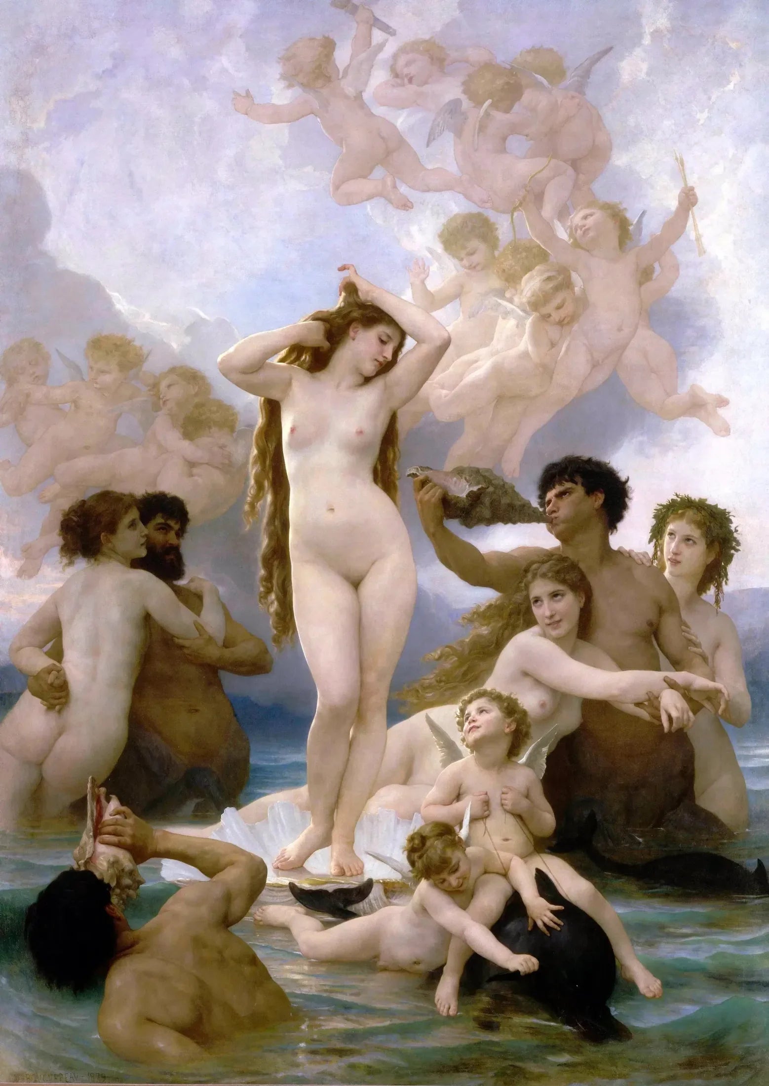 La Naissance de Vénus - Bouguereau image 1 reproduction artisanale de tableau