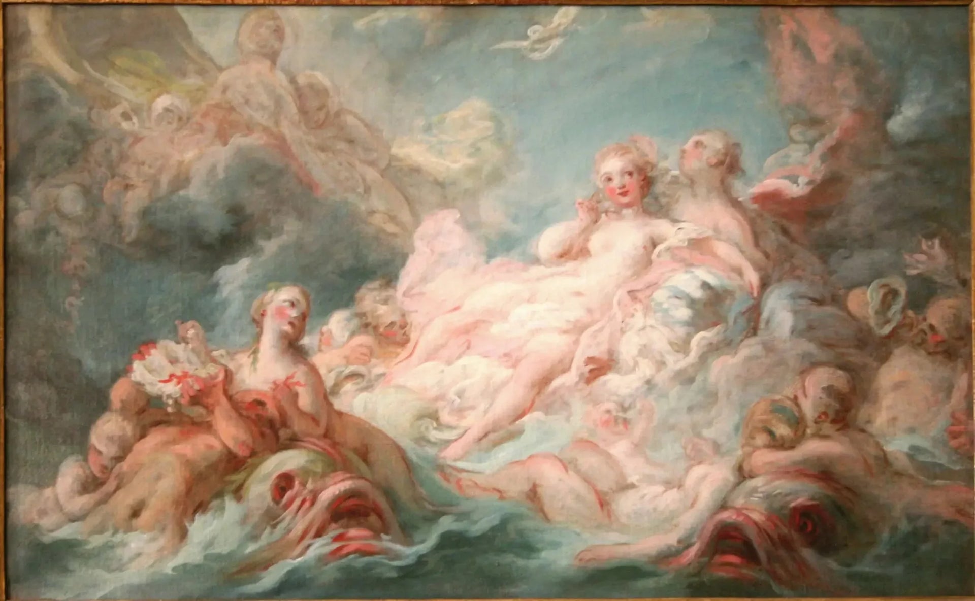 La Naissance de Vénus - Jean-Honoré Fragonard image 1 copie peinte à la main à l’huile