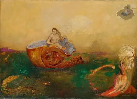 La naissance de Vénus - Odilon Redon image 1 copie peinte à la main à l’huile