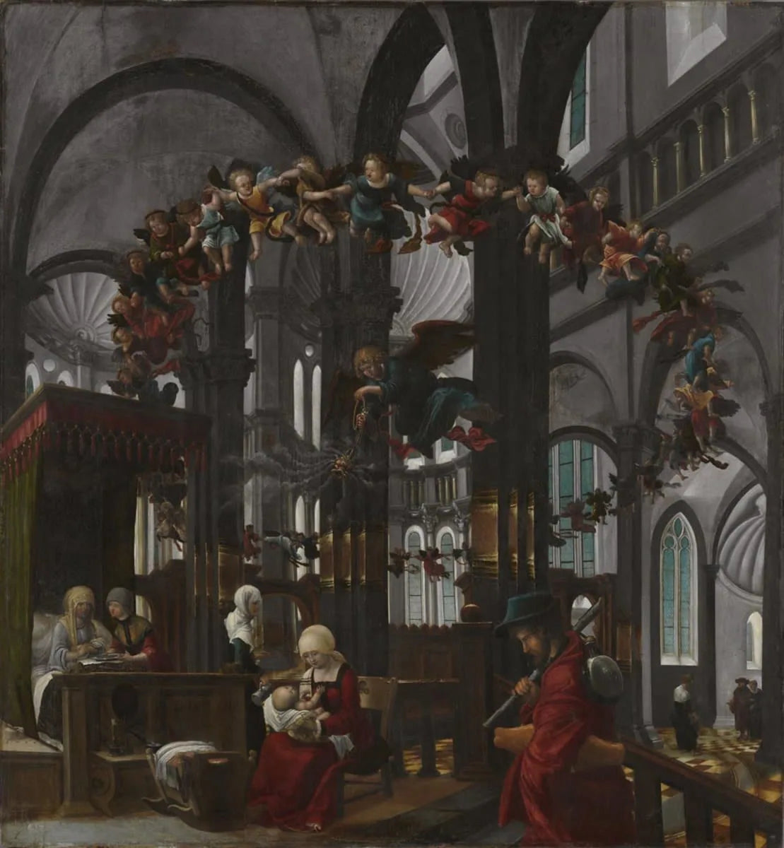 La Naissance de la Vierge - Albrecht Altdorfer image 1 reproduction réalisée par Alpha Reproduction