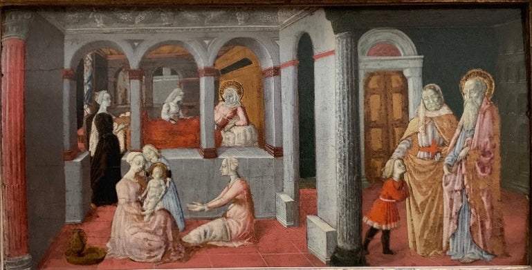 La Naissance de la Vierge - Matteo di Giovanni