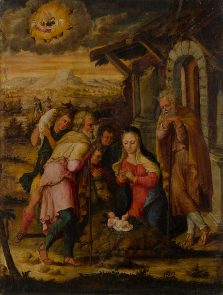 La naissance du Christ - Joos van Cleve image 1 tableau peint à l’huile sur toile