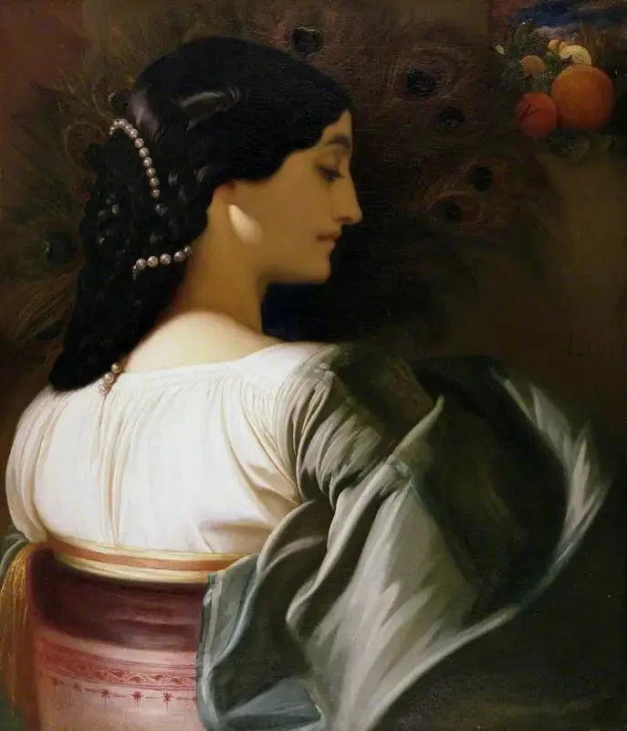 La nanna, Pavonia - Frederic Leighton