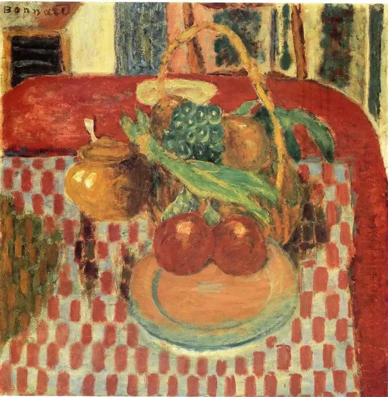 La Nappe à carreaux - Pierre Bonnard