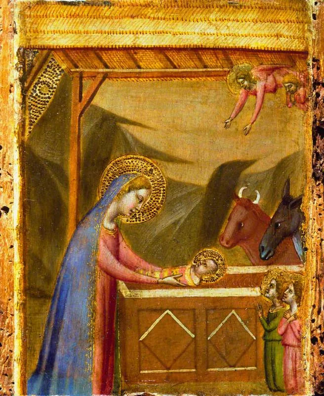 La Nativité - Bernardo Daddi image 1 copie de tableau peinte à la main