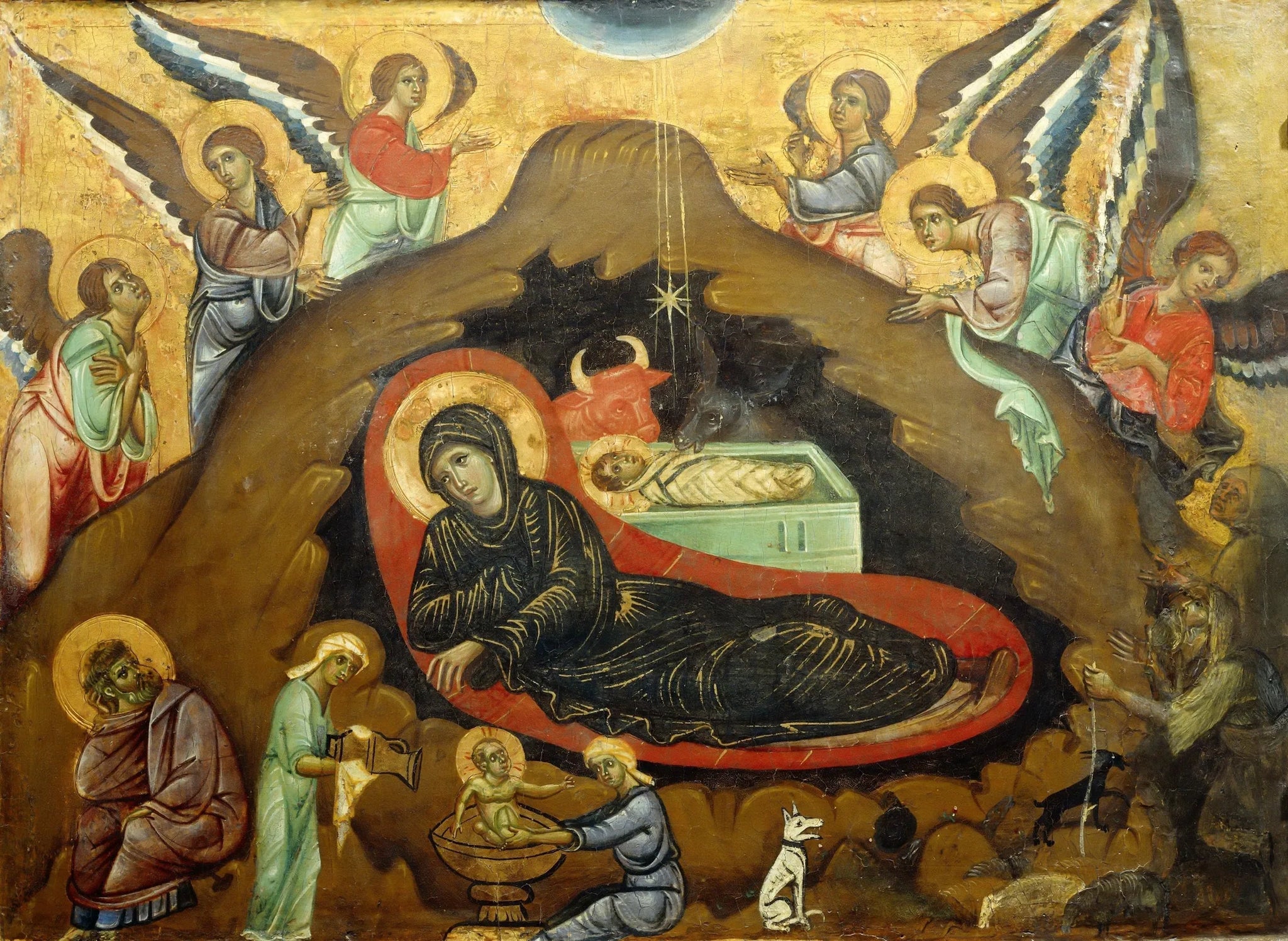 La Nativité - Guido da Siena image 1 tableau peint à l’huile sur toile