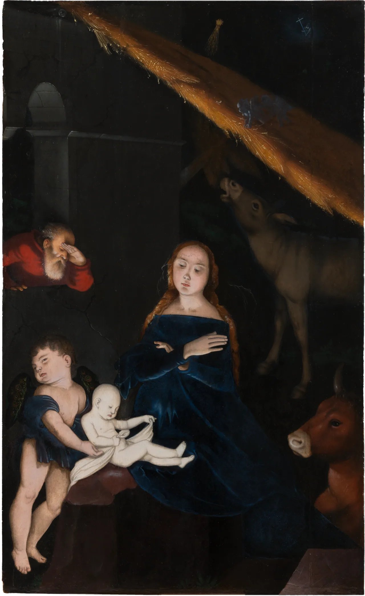 La Nativité - Hans Baldung Grien image 1 copie de tableau peinte à la main
