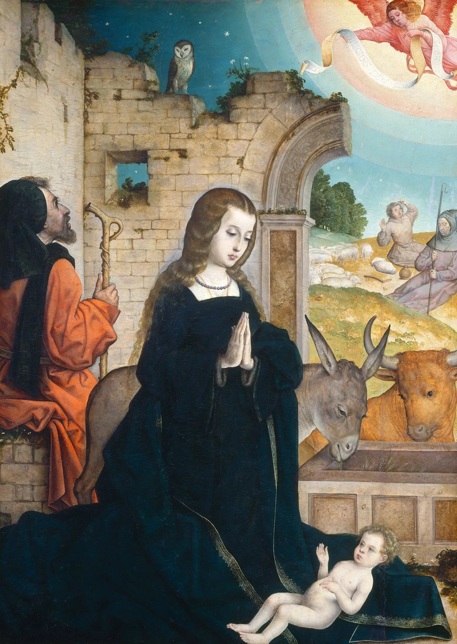 La Nativité - Juan de Flandes image 1 reproduction réalisée par Alpha Reproduction