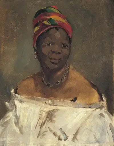 La Négresse - Édouard Manet image 1 reproduction artisanale de tableau