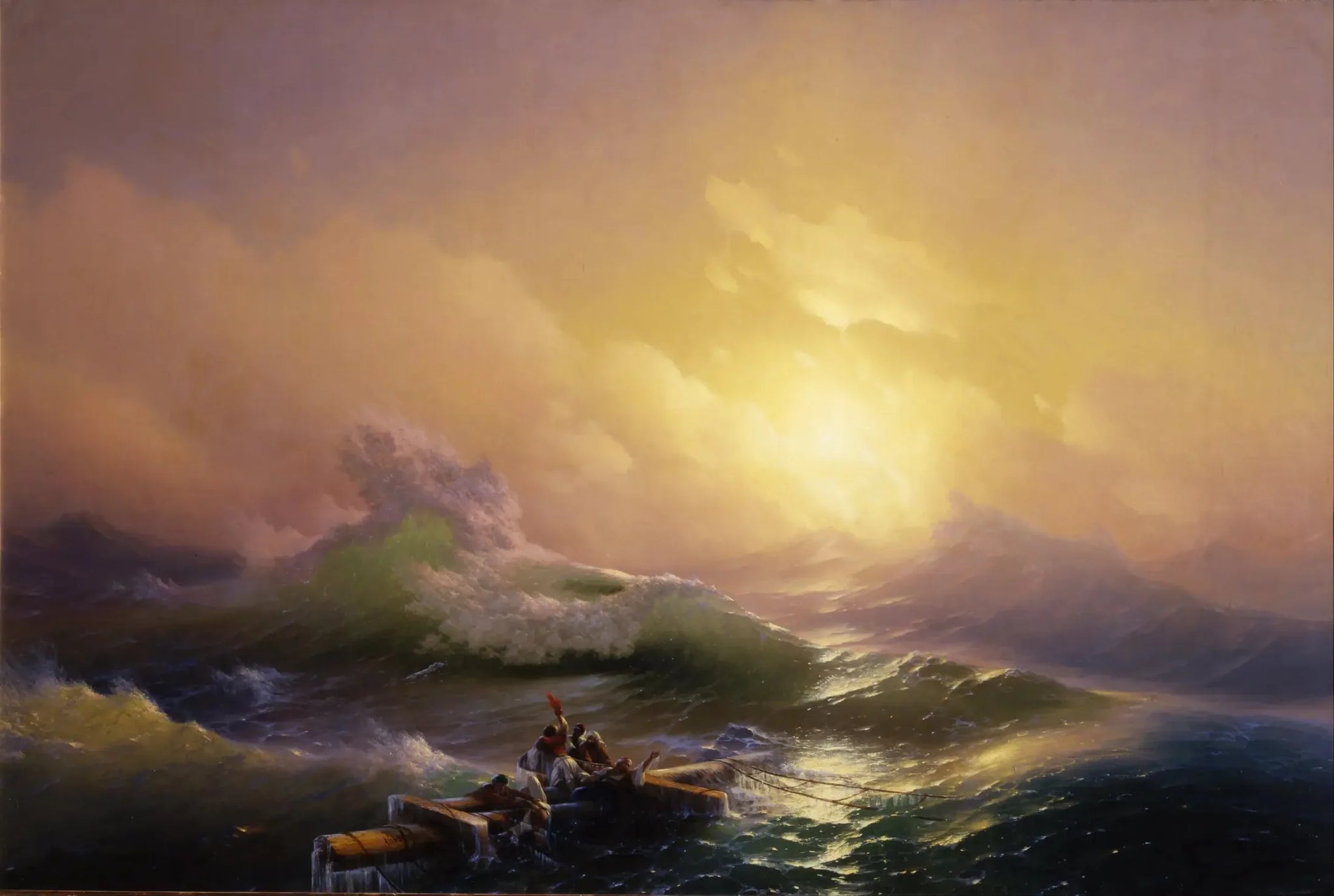 La Neuvième Vague - Ivan Aïvazovski image 1 reproduction d’œuvre d’art à l’huile