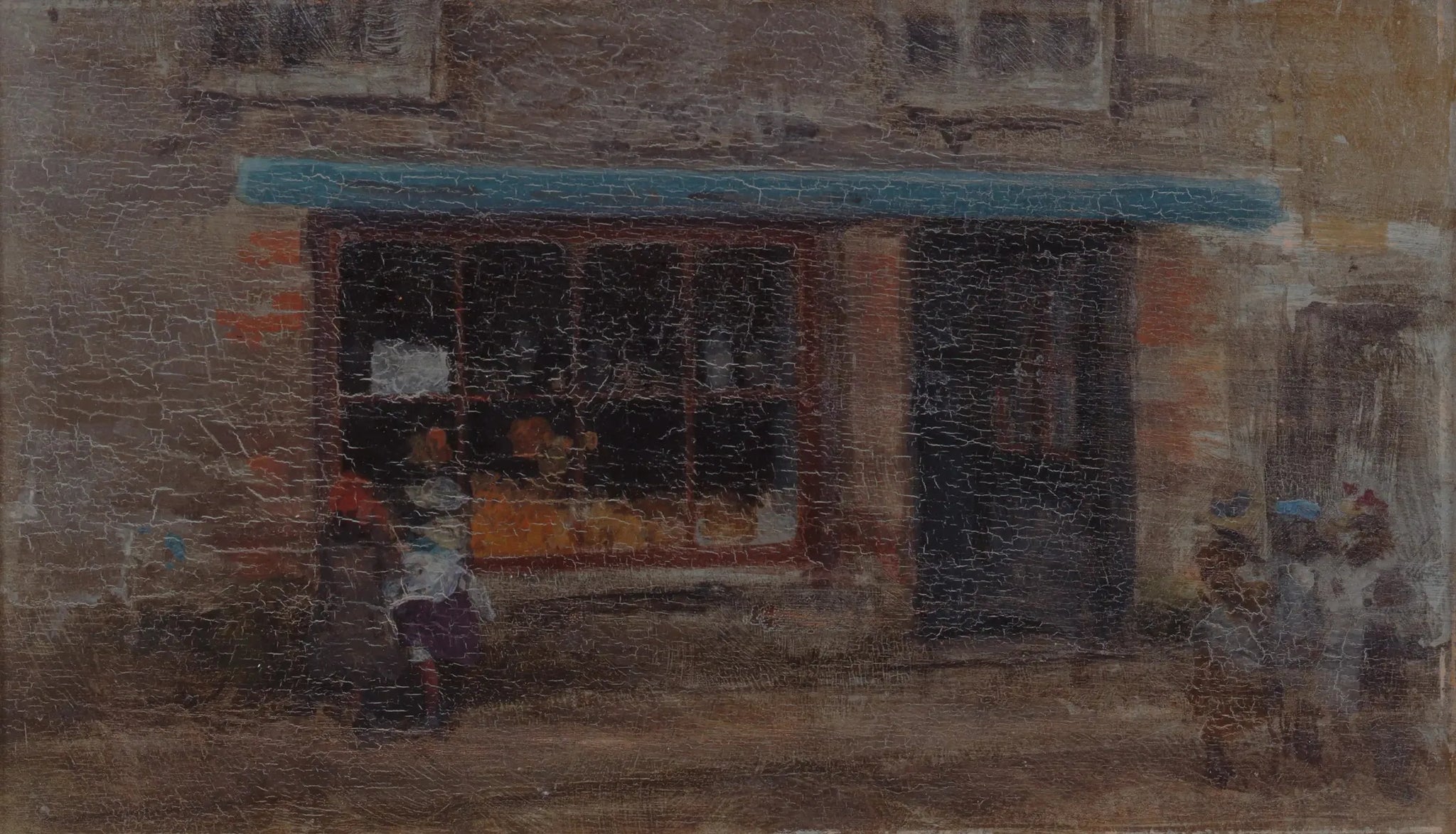 La note en orange et bleu (Sweet Shop) - James Abbott McNeill Whistler image 1 reproduction de peinture à l’huile