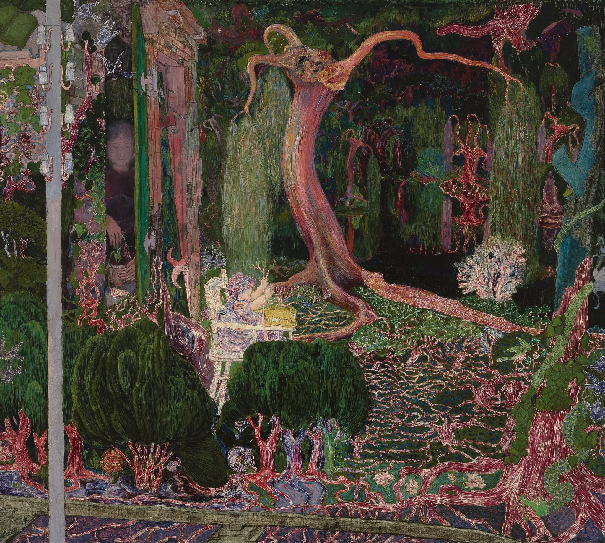 La nouvelle génération - Jan Toorop image 1 tableau peint à l’huile sur toile