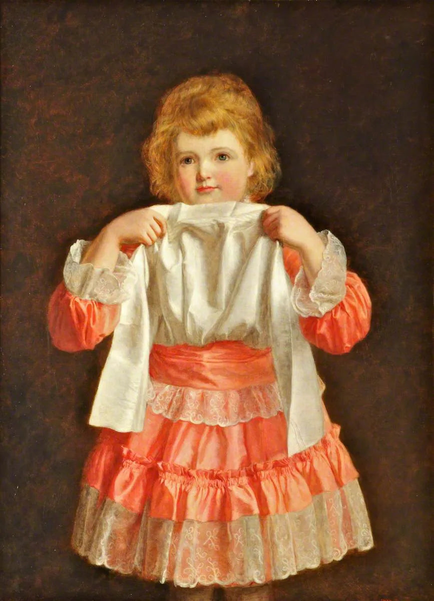 La nouvelle robe - William Powell Frith image 1 tableau peint à l’huile sur toile