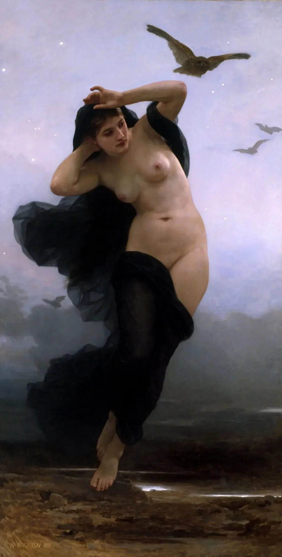 La Nuit - Bouguereau