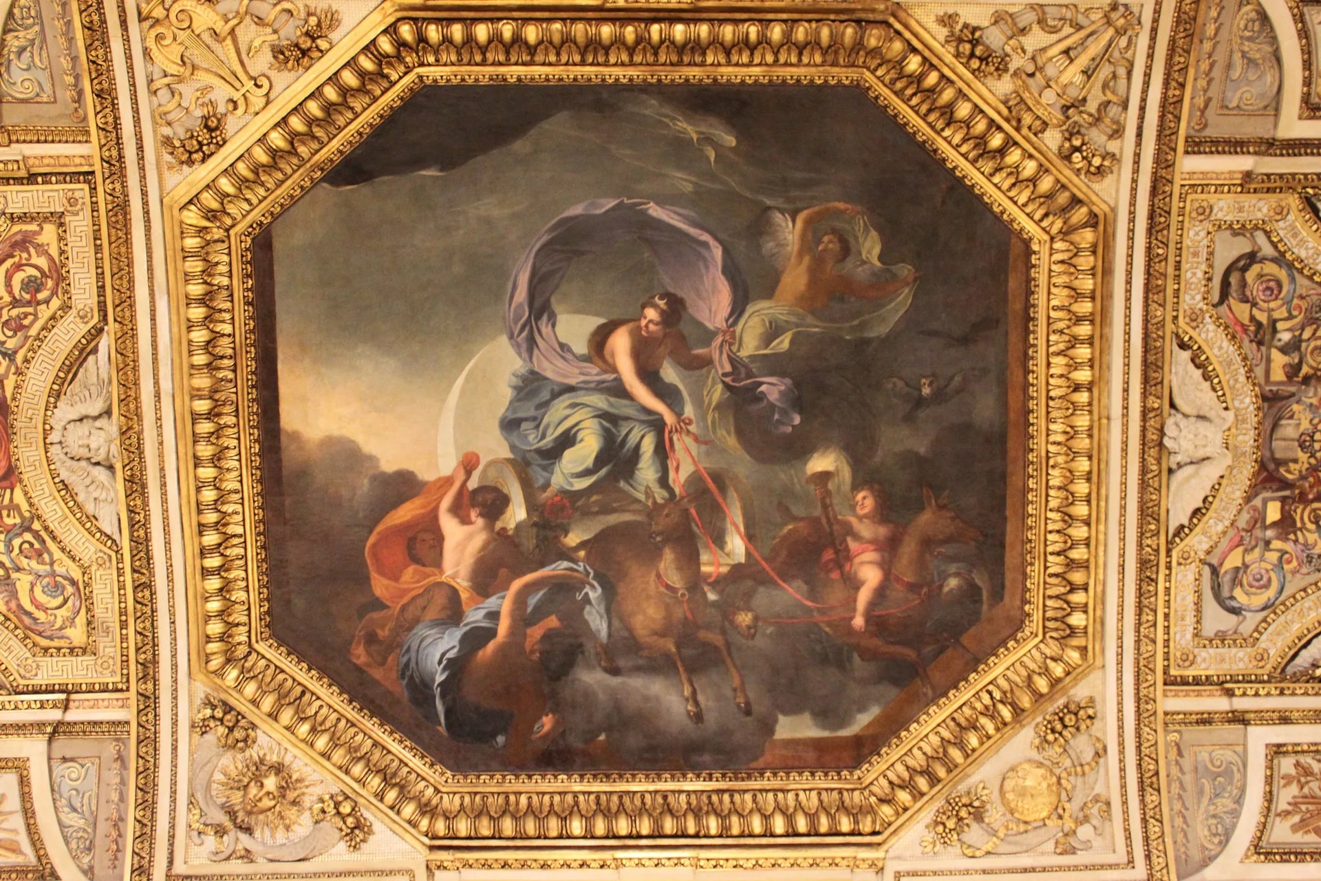 La Nuit - Charles Le Brun image 1 reproduction de peinture à l’huile
