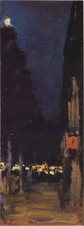 La nuit (du 14 juillet ?) - Édouard Vuillard image 1 reproduction artisanale de tableau