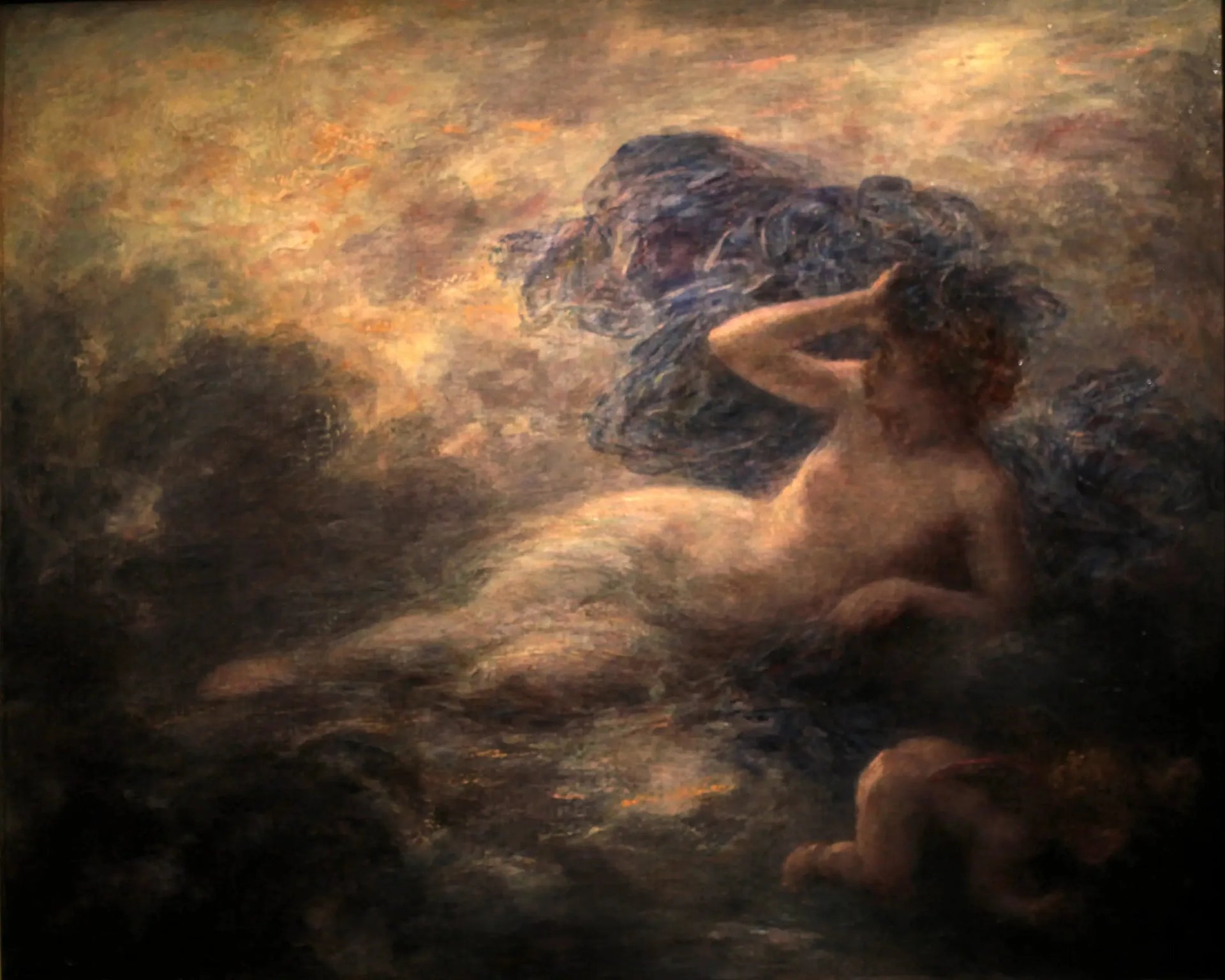 La Nuit - Henri Fantin-Latour image 1 reproduction de peinture à l’huile