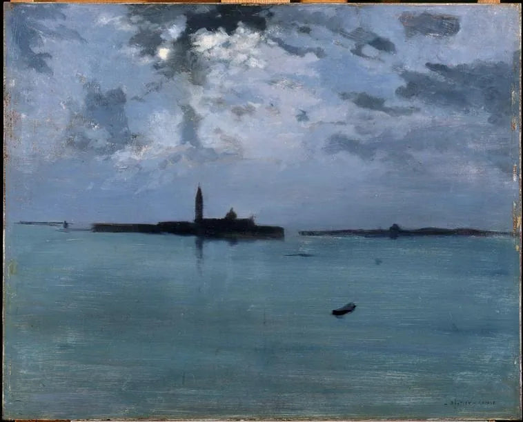 La nuit sur la lagune - Jules Bastien-Lepage image 1 copie de tableau peinte à la main
